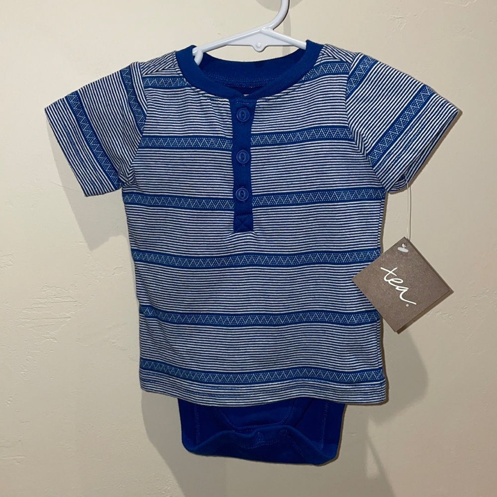 Tea Collection Mendoza Henley Bodysuit (3-6 mo)